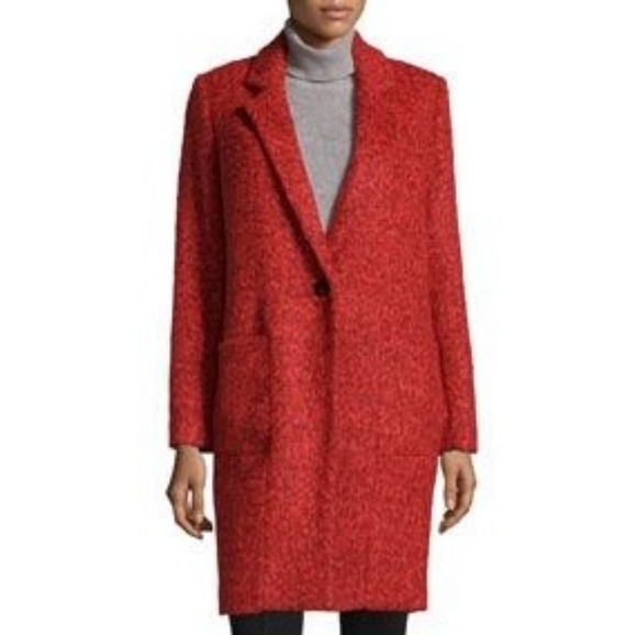 NEW ZAC POSEN one button red coat size 14 - Picture 1 of 14
